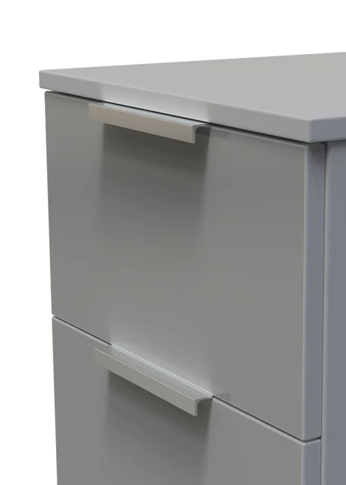 Ready Assembled Panama 3 Drawer Bedside Cabinet - One Size Image 3