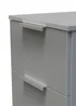 Ready Assembled Panama 3 Drawer Bedside Cabinet - One Size Image 3