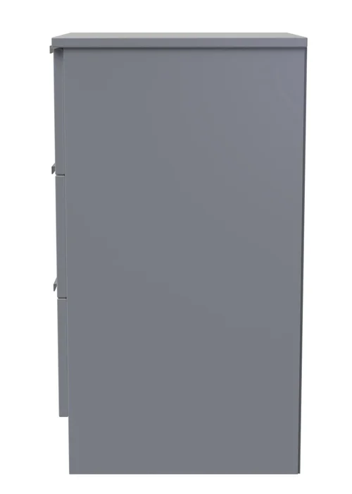 Ready Assembled Panama 3 Drawer Bedside Cabinet - One Size Image 5