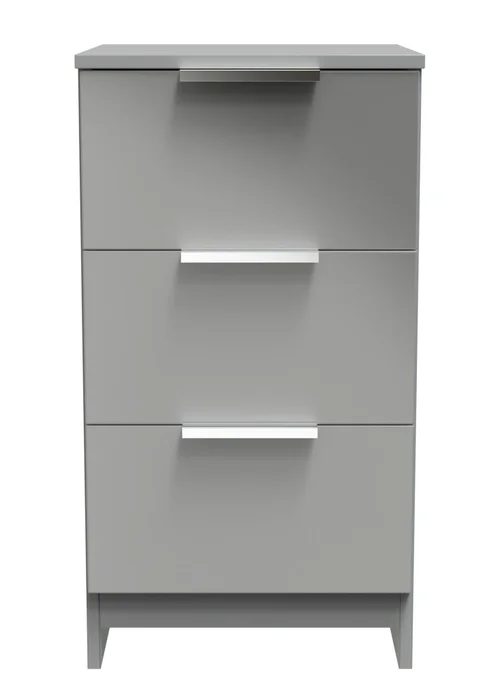 Ready Assembled Panama 3 Drawer Bedside Cabinet - One Size Image 1