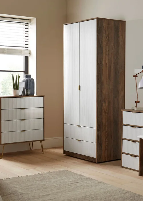 Ready Assembled Lisbon 5 Drawer Tallboy - One Size Image 5