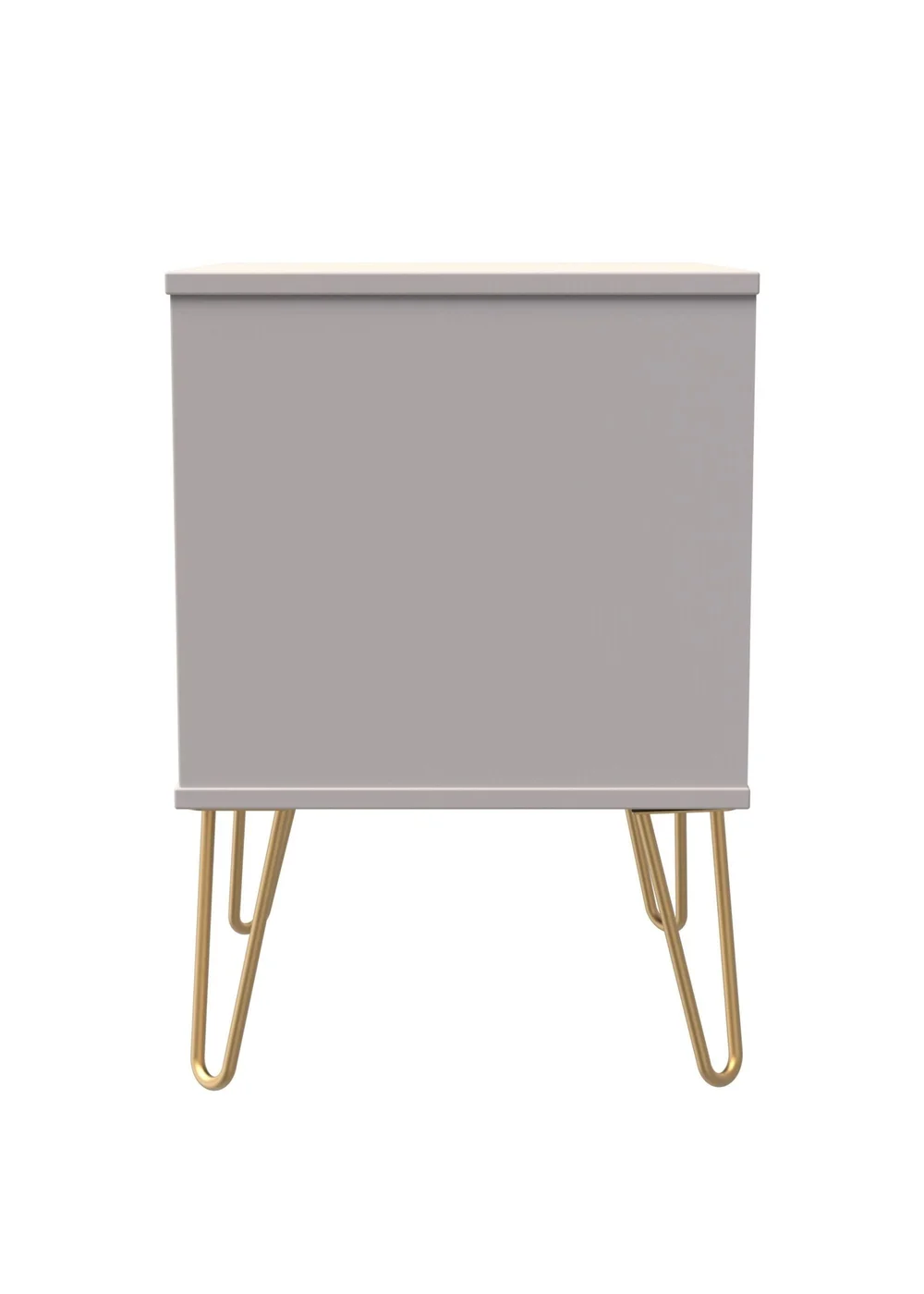 Ready Assembled Lisbon 2 Drawer Bedside Cabinet - One Size Image 5