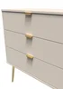 Ready Assembled Lisbon 3 Drawer Chest - One Size Image 3
