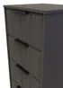 Ready Assembled Nevada 5 Drawer Tallboy - One Size Image 3