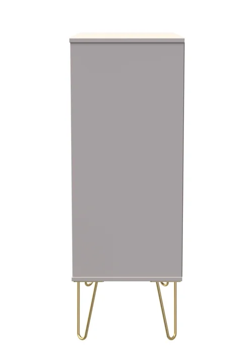 Ready Assembled Lisbon 5 Drawer Chest - One Size Image 5