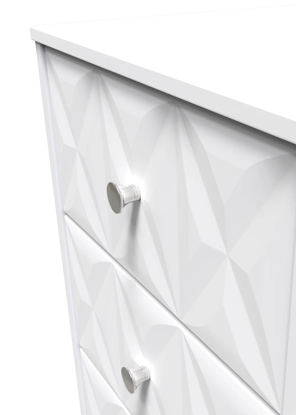 Ready Assembled Toronto 3 Drawer Bedside - One Size Image 3