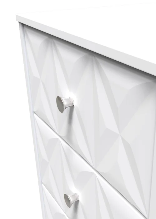 Ready Assembled Toronto 3 Drawer Bedside - One Size Image 3