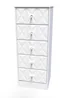 Ready Assembled Toronto 5 Drawer Tallboy - One Size Image 2