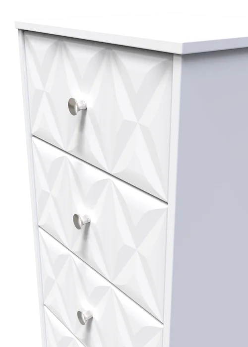 Ready Assembled Toronto 5 Drawer Tallboy - One Size Image 3