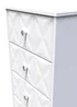 Ready Assembled Toronto 5 Drawer Tallboy - One Size Image 3