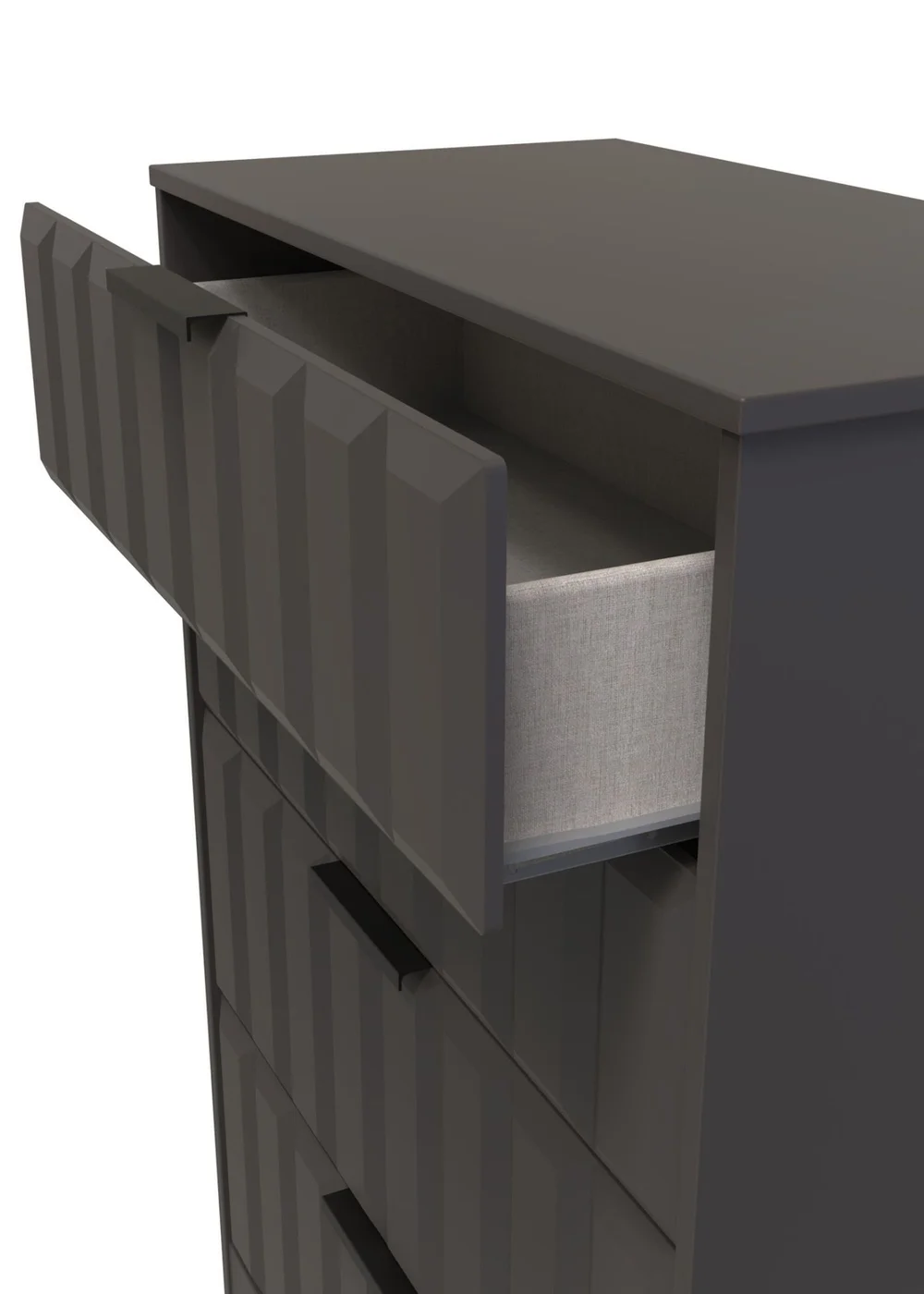 Ready Assembled Nevada 4 Drawer Deep Chest - One Size Image 4