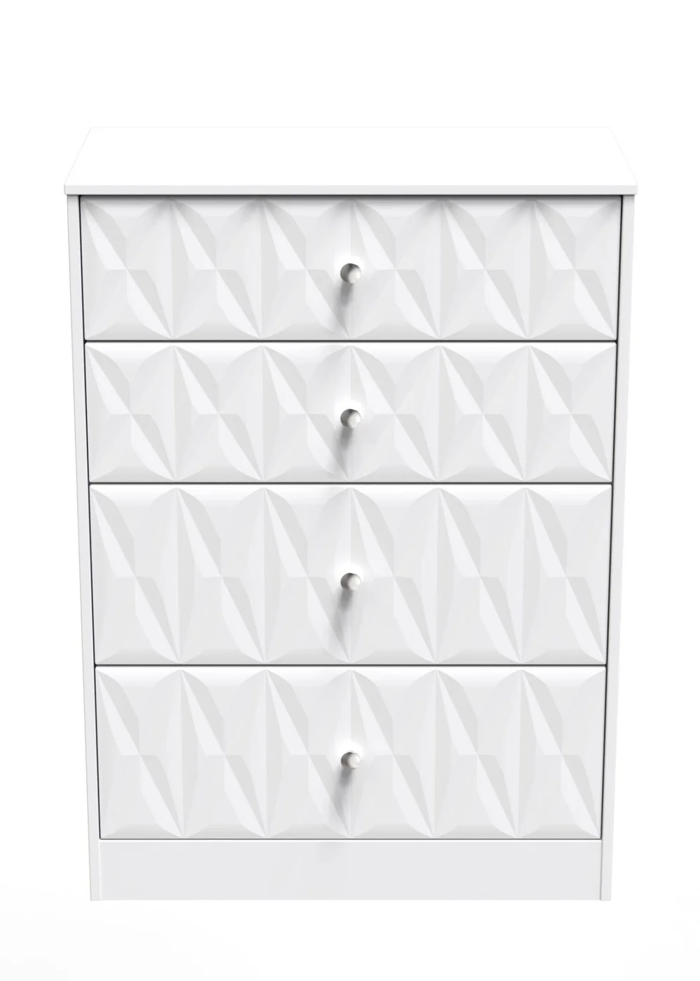 Ready Assembled Toronto 4 Drawer Deep Chest - One Size Image 1