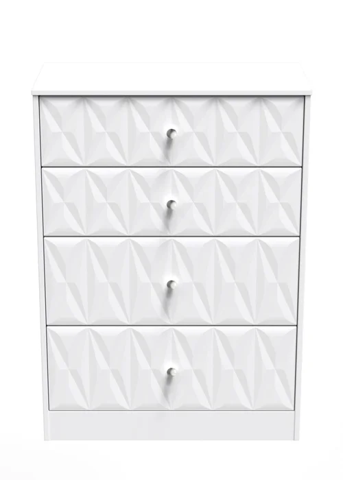 Ready Assembled Toronto 4 Drawer Deep Chest - One Size Image 1