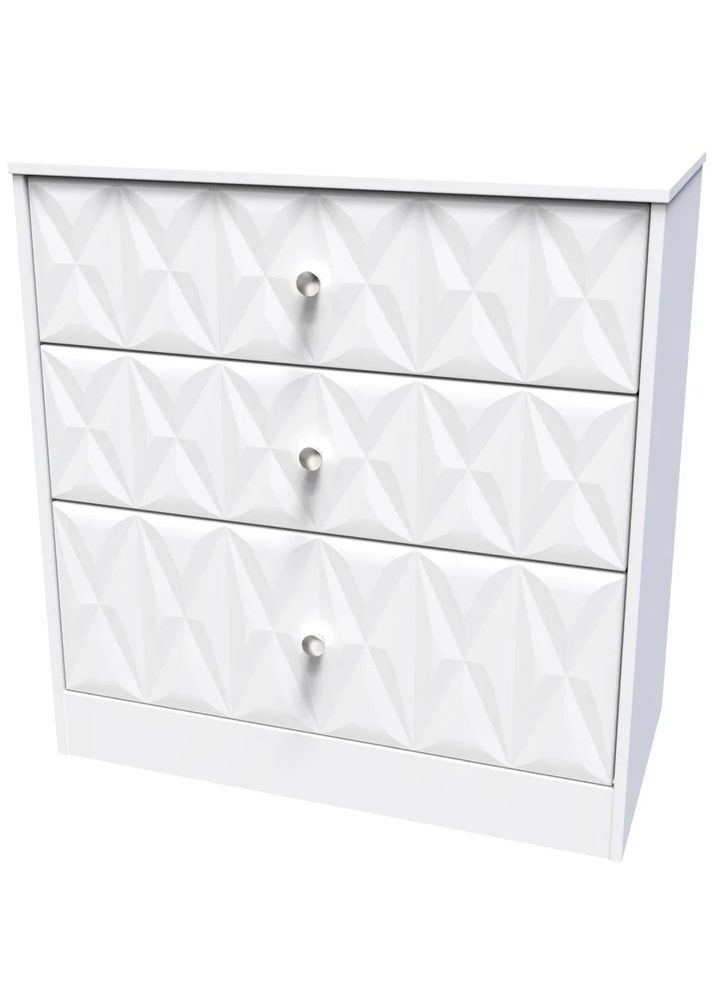 Ready Assembled Toronto 3 Drawer Deep Chest - One Size Image 2
