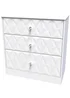 Ready Assembled Toronto 3 Drawer Deep Chest - One Size Image 2