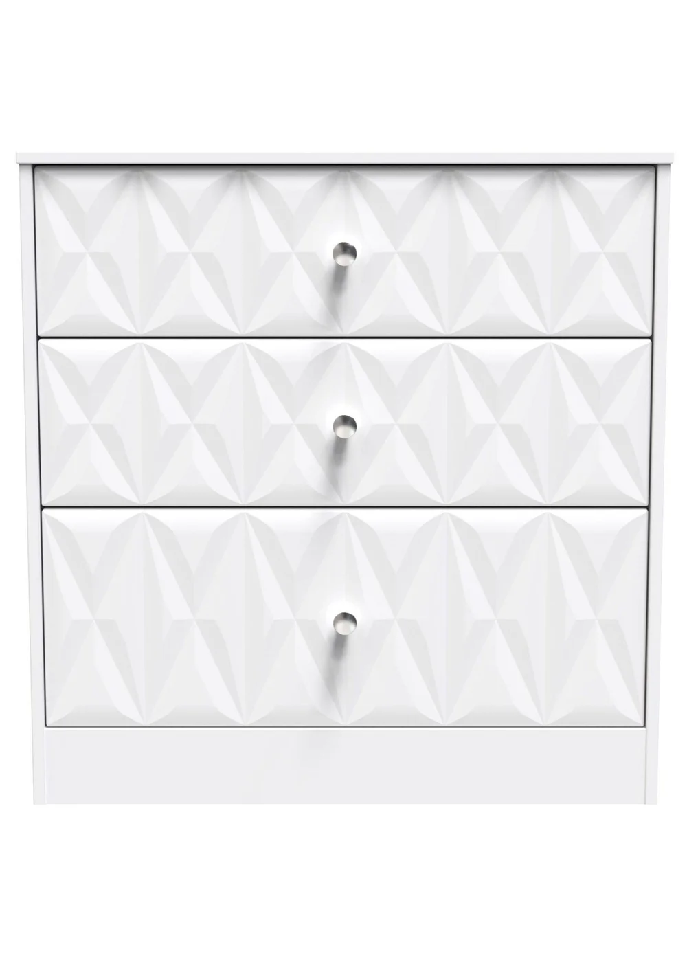 Ready Assembled Toronto 3 Drawer Deep Chest - One Size Image 1