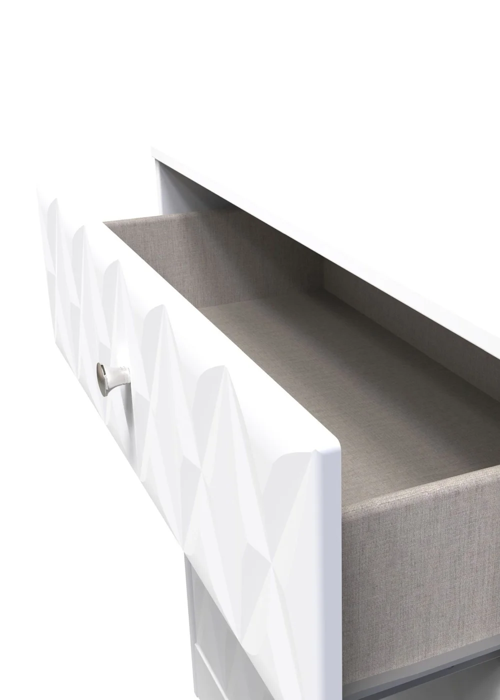 Ready Assembled Toronto 3 Drawer Deep Chest - One Size Image 4