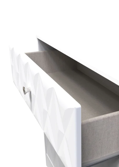 Ready Assembled Toronto 3 Drawer Deep Chest - One Size Image 4