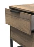 Ready Assembled Milano 2 Drawer Bedside Cabinet - One Size Image 4