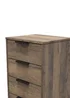 Ready Assembled Milano 5 Drawer Tallboy - One Size Image 3