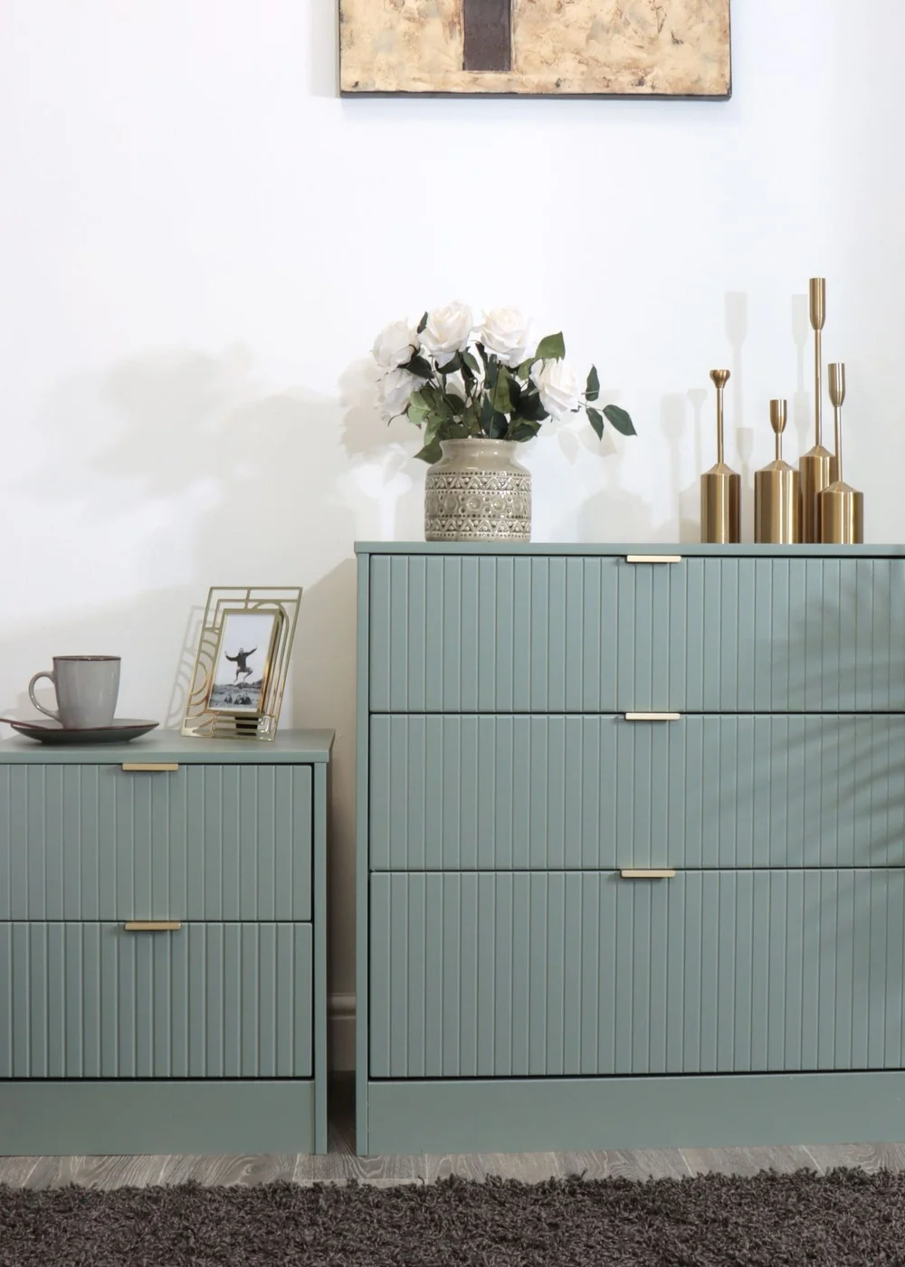 Ready Assembled Atlanta 5 Drawer Tallboy - One Size Image 5