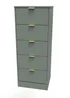 Ready Assembled Atlanta 5 Drawer Tallboy - One Size Image 2