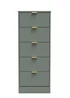 Ready Assembled Atlanta 5 Drawer Tallboy - One Size Image 1
