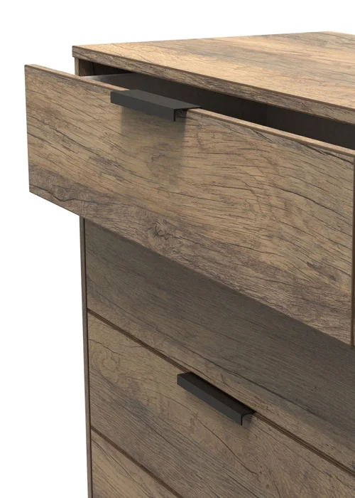 Ready Assembled Milano 5 Drawer Chest - One Size Image 4