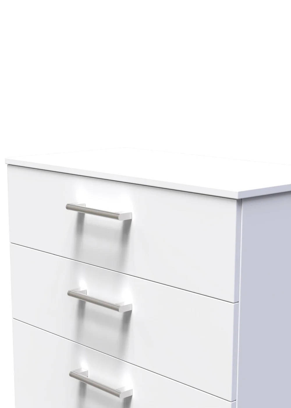Ready Assembled Bari 4 Drawer Deep Chest - One Size Image 3
