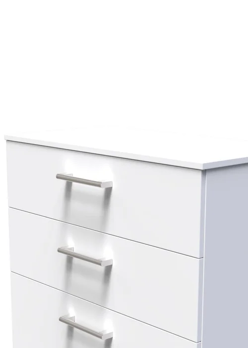 Ready Assembled Bari 4 Drawer Deep Chest - One Size Image 3