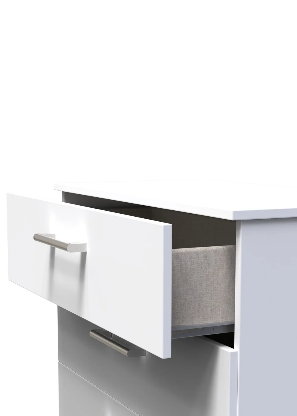 Ready Assembled Bari 4 Drawer Deep Chest - One Size Image 4