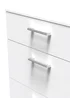 Ready Assembled Bari 3 Drawer Deep Chest - One Size Image 3