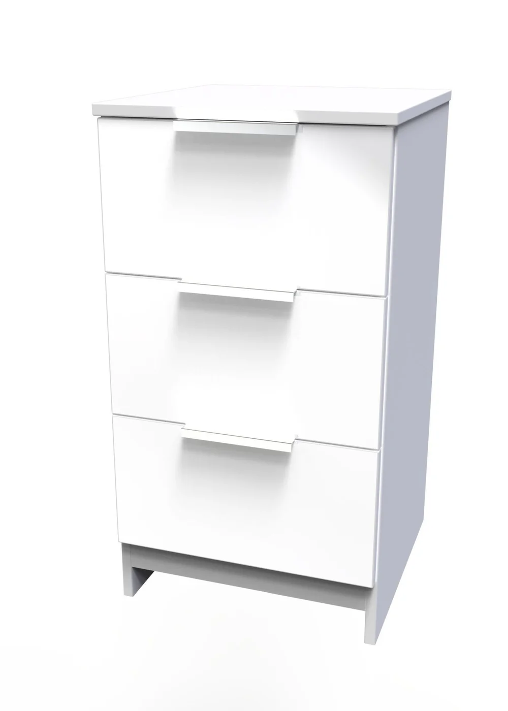 Ready Assembled Panama 3 Drawer Bedside Cabinet - One Size Image 2