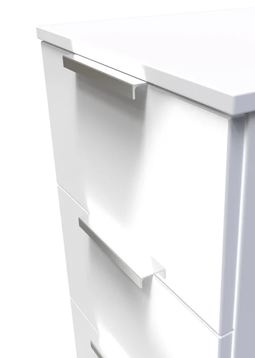 Ready Assembled Panama 3 Drawer Bedside Cabinet - One Size Image 3