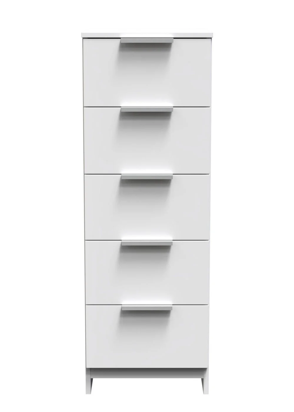 Ready Assembled Panama 5 Drawer Tallboy - One Size Image 1