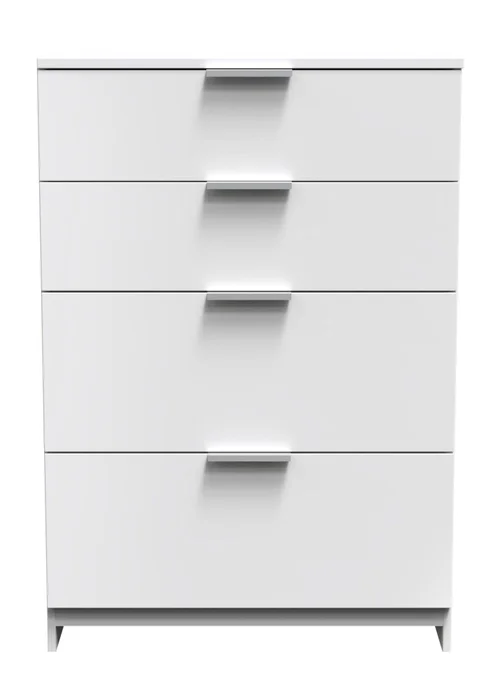 Ready Assembled Panama 4 Drawer Deep Chest - One Size Image 1