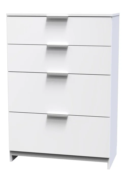 Ready Assembled Panama 4 Drawer Deep Chest - One Size Image 2