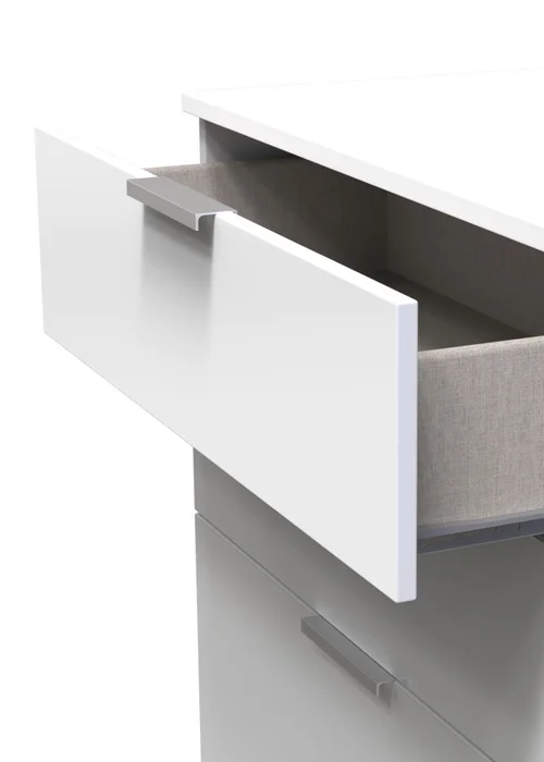 Ready Assembled Panama 4 Drawer Deep Chest - One Size Image 4