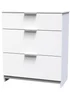 Ready Assembled Panama 3 Drawer Deep Chest - One Size Image 2