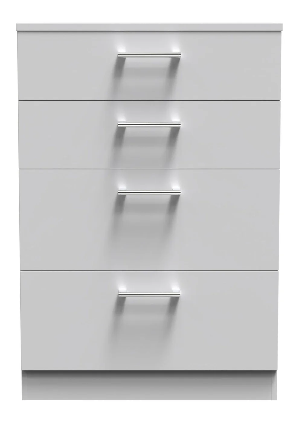 Ready Assembled Bari 4 Drawer Deep Chest - One Size Image 2