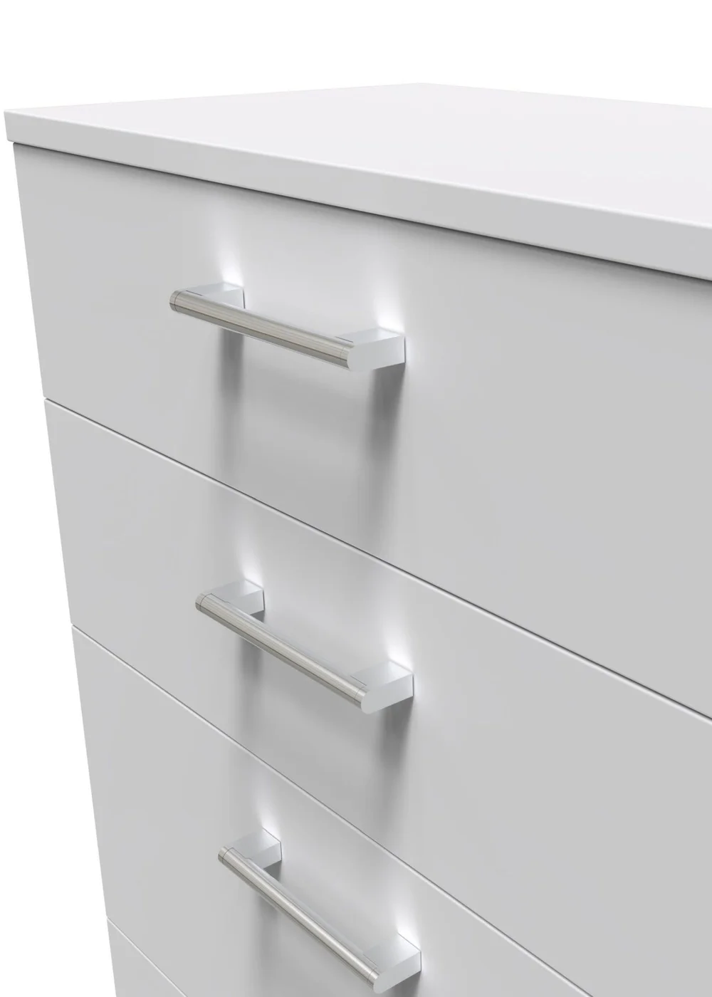 Ready Assembled Bari 4 Drawer Deep Chest - One Size Image 3
