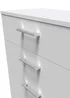Ready Assembled Bari 4 Drawer Deep Chest - One Size Image 3