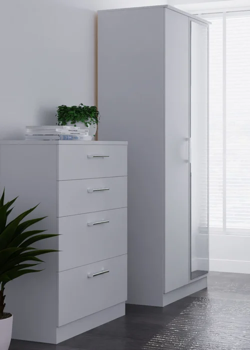 Ready Assembled Bari 4 Drawer Deep Chest - One Size Image 1