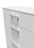 Ready Assembled Bari 3 Drawer Deep Chest - One Size Image 3