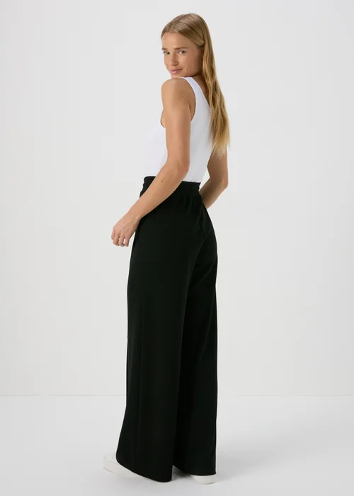 Black Seam Detail Stretch Trousers - 8 Image 2