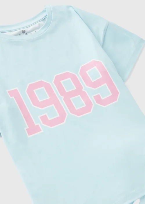 Girls Blue 1989 Pyjama Set (4-13yrs) - Age 4 Years Image 2