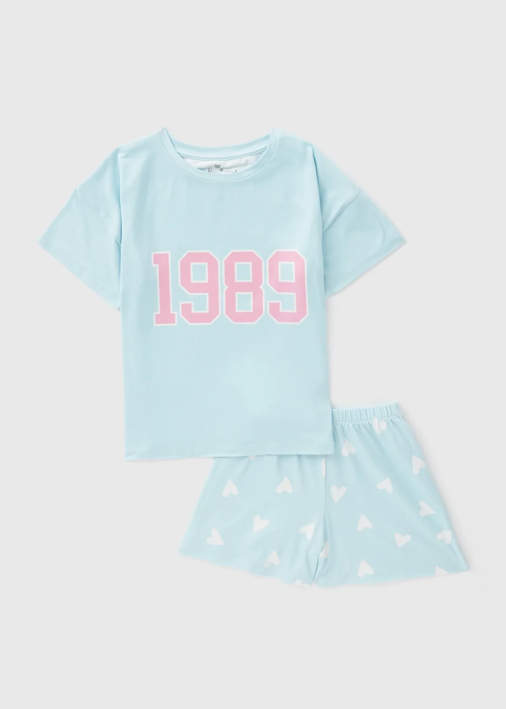 Girls Blue 1989 Pyjama Set (4-13yrs) - Age 4 Years Image 1