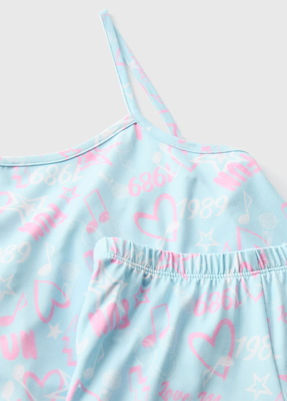 Girls Mint 1989 Strappy Pyjama Set (4-13yrs) - Age 4 Years Image 2
