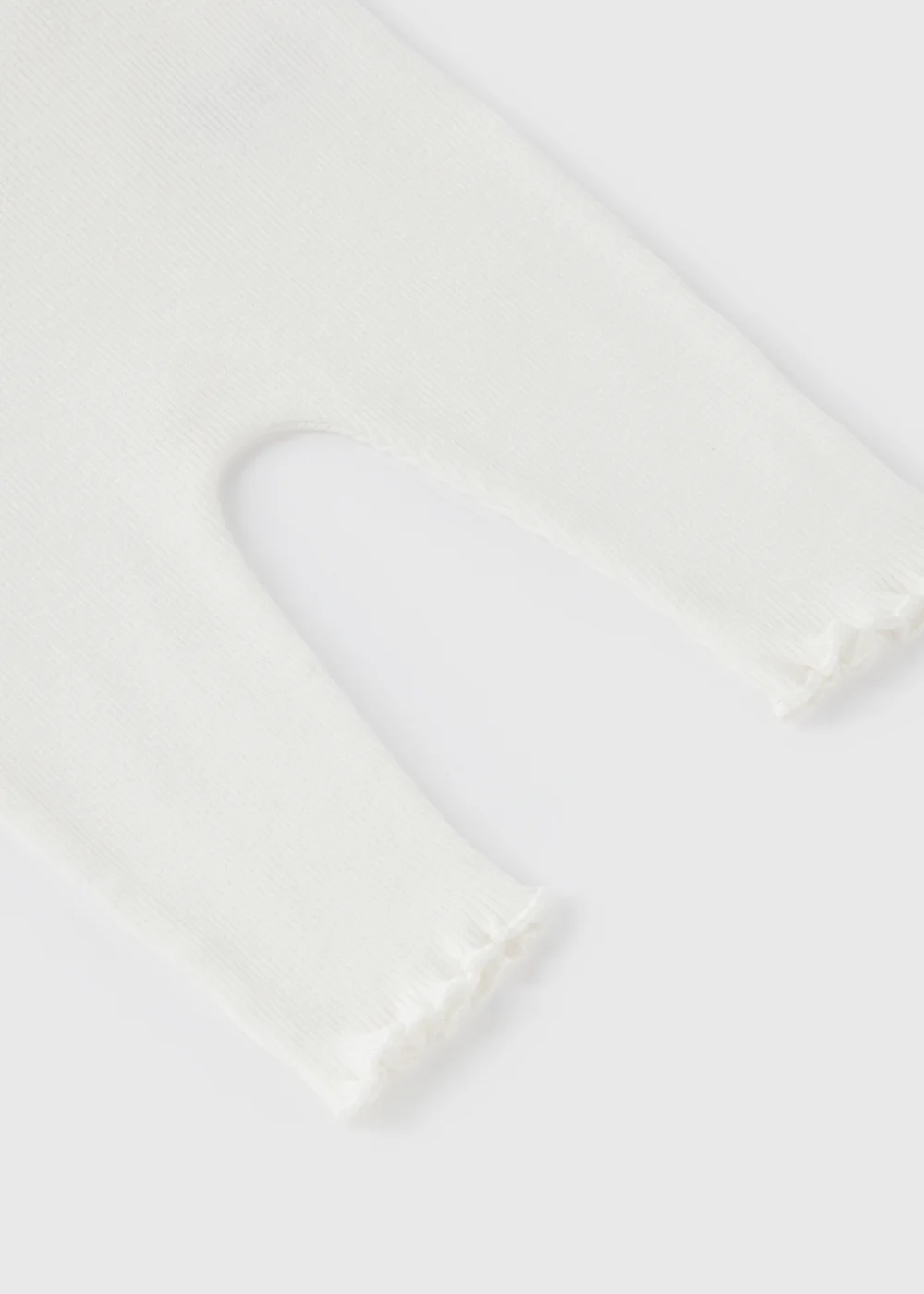 Baby Cream Ribbed Leggings (Newborn-23mths) - 9-12 months Image 2