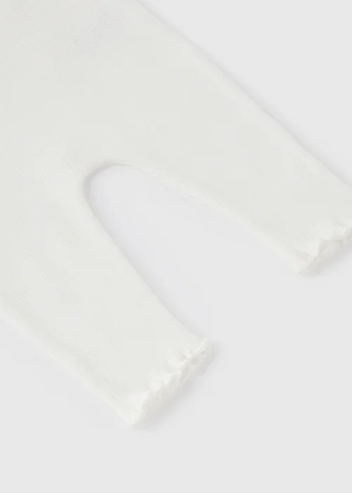 Baby Cream Ribbed Leggings (Newborn-23mths) - 9-12 months Image 2
